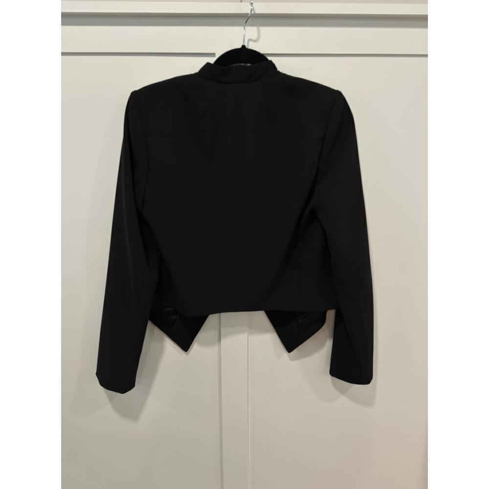 Alice + Olivia Cropped Tuxedo Style Blazer Size 8 - Picture 2 of 5